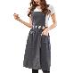 detail image1 waist colored apron Wine