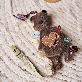 full image Portable mini sensory comfort "bear doll" - a regular opp packaged product( Bell sound)