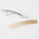 detail image1 a square automatic hairpin - Matte Silver