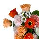detail image2  Soap Flower Carnations Center Piece  L (Peach Pink)