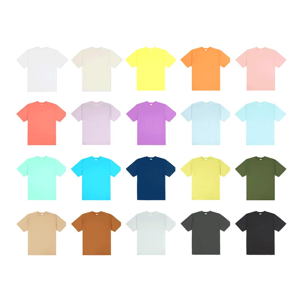 color T-shirt Black