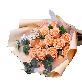 detail image1 Soap Rose Flower Bouquet (Shine Orange)