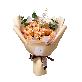 full image Soap Rose Flower Bouquet (Shine Orange)