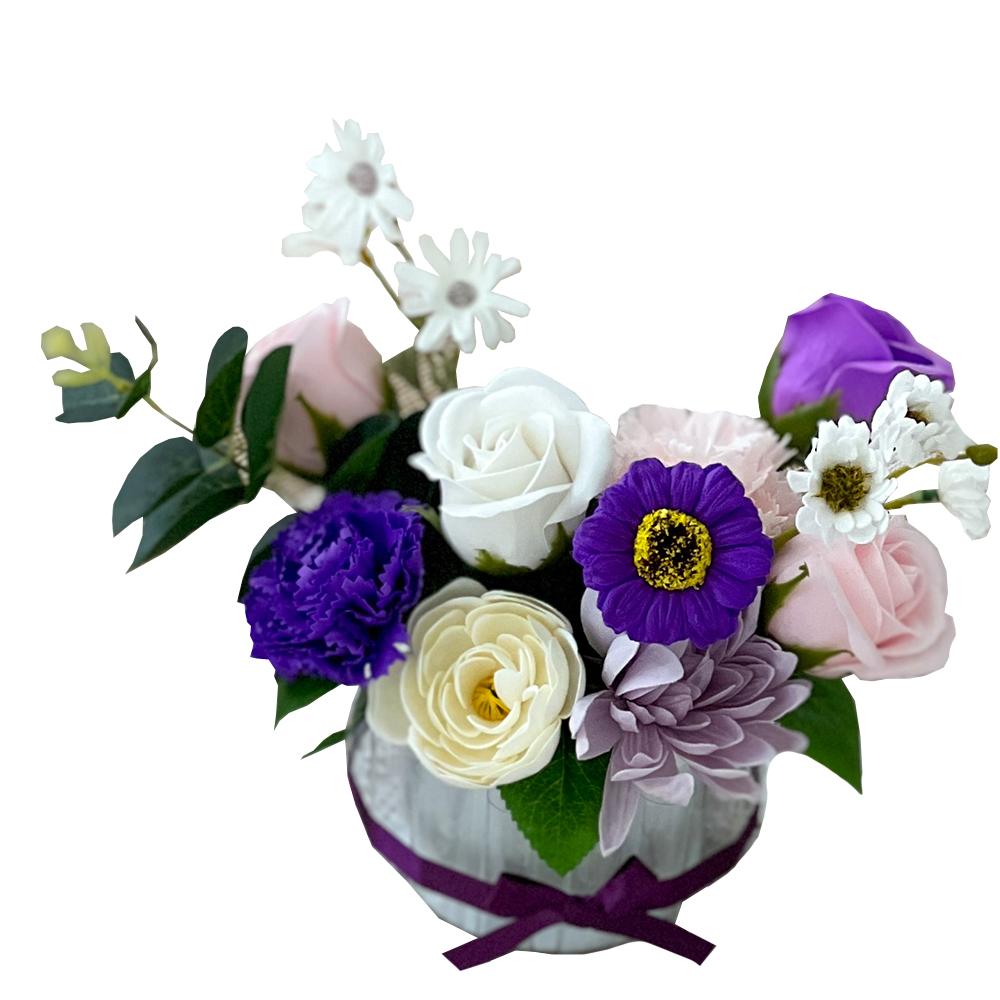  Soap Flower Carnations Center Piece  M (Lavender)