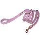 detail image2 Cute_PU Leather Collar with Rhinestone Diamond