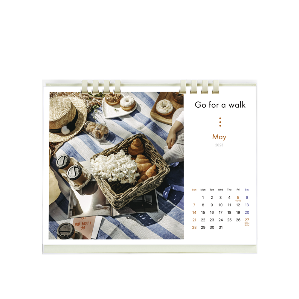 Paper Ring Calendar