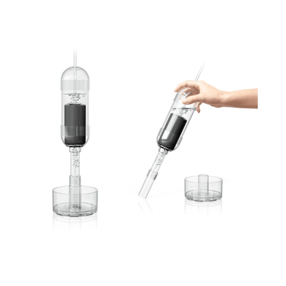 iruzio aquarium cleaner 2in1 M set Aquarium Cleaner Fishbowl House Plum Plum Filter Pipe Set