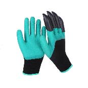 [GODSHOP] Gardening Claw Gloves : Gloves for gardening, digging, work with 4 claws, Highly elastic a