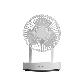 detail image1 COOLEAN Cordless LED Mini Circulator Fan CL-161