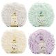 full image [Misoknit] Happy Poodle, Soft and Luxurious Knitting Yarn Set, Various Color, Easy Care Knit Yarn