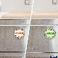 detail image1 Clean Dirty Dishwasher Magnet(Flower)