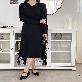detail image1 [Thebly] Monea Wrap V-neck Long Dress -  Wrap Design - Dress