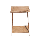 full image leeo wood shelf walnut color 500*250*500