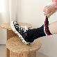 detail image2 [MK SOCKS] Cotton 3-color  (2 black + 2 white + 2 grey) 2-Sttripe Athletic Sports Socks