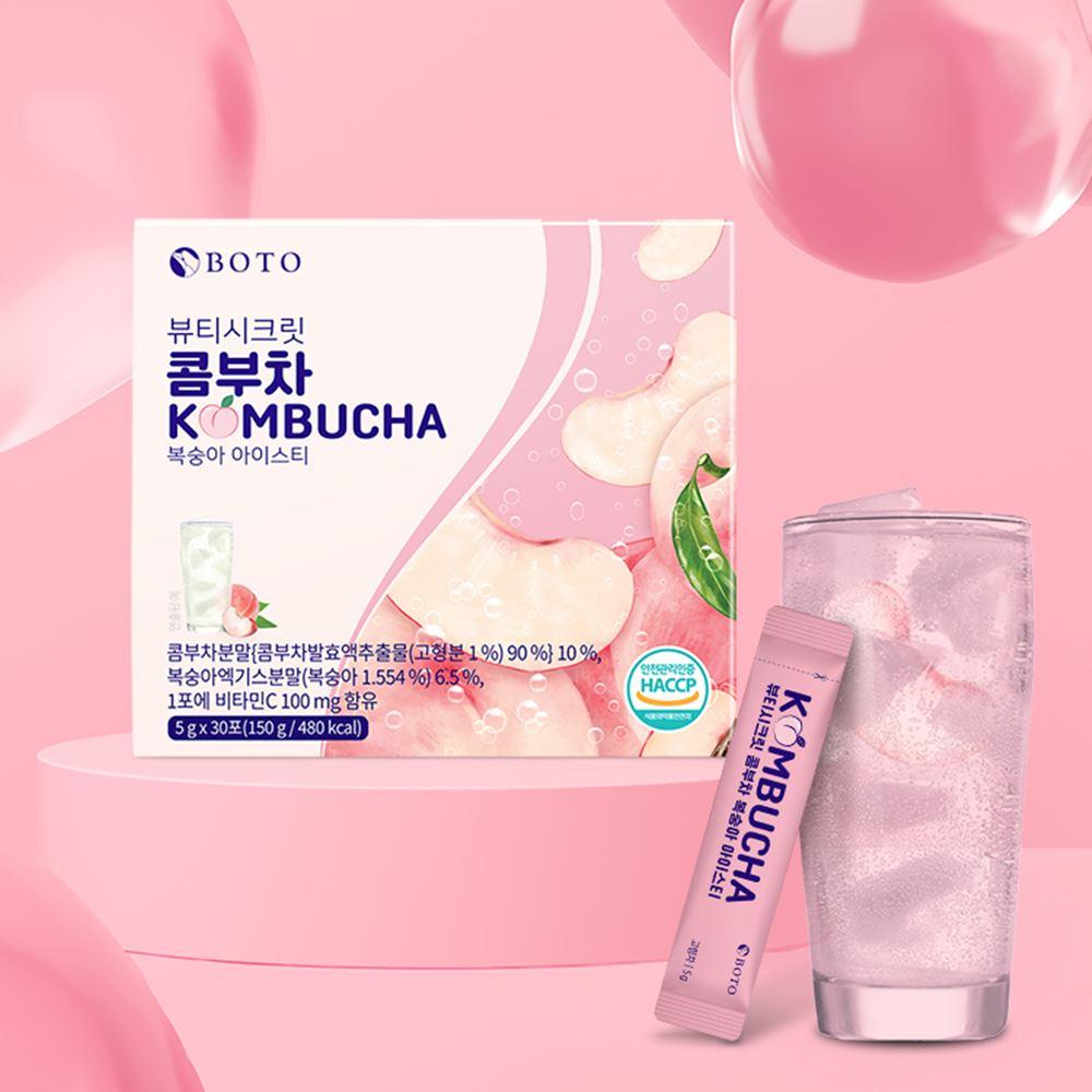 BOTO Beauty secret Kombucha with Peach