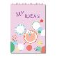 full image Plain Spiral Notebook no lines/Thick Blank Paper, Drawing Paper/ 40 Sheets (80 Pages), 7.17" x 10.12