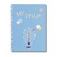 full image Cornell notes notebook/ Cornell Style Spiral Notebook / 50 Sheets (100 Pages), 7.17" x 10.12"(B5), B
