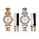 full image Geiger GE1246 Natural Malachite Mesh Watch
