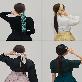 detail image1 LEESLE Korean Traditional Hanbok HairBand Daenggi Scarf Hair Ribbon Accessroy(47.24in x 2.36in) (ENJ