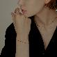 detail image3 Silky Gold Chain Bracelet