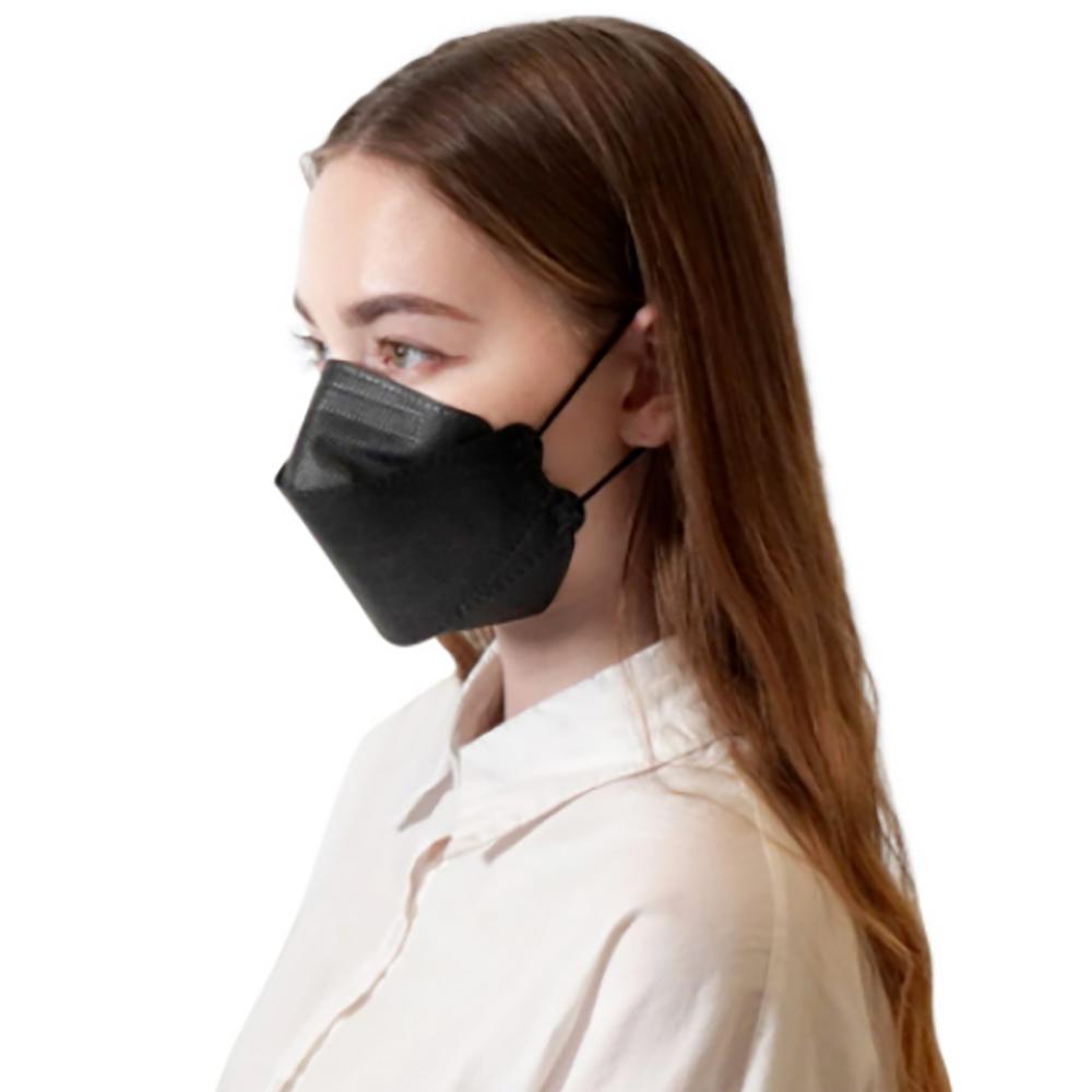 KF94 Fish type(3D) Masks for Adult, 4 Layer Protective Face Mask/Grey