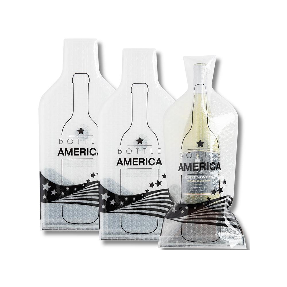 Bottle America Classic (Clear) | Jimmy the Fox Wine Travel Bag