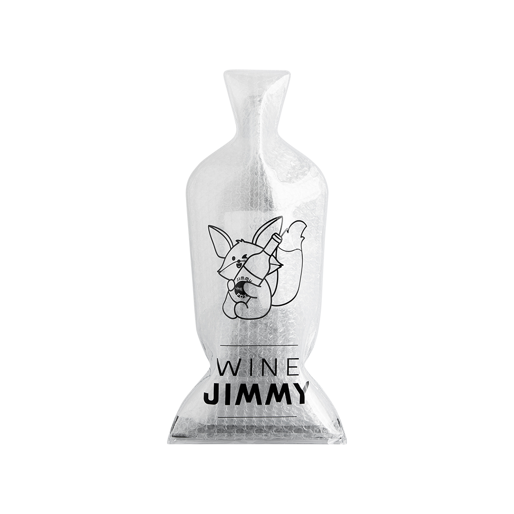 Wine Jimmy (Bottle Clear) | Jimmy the Fox Wine Travel Bag