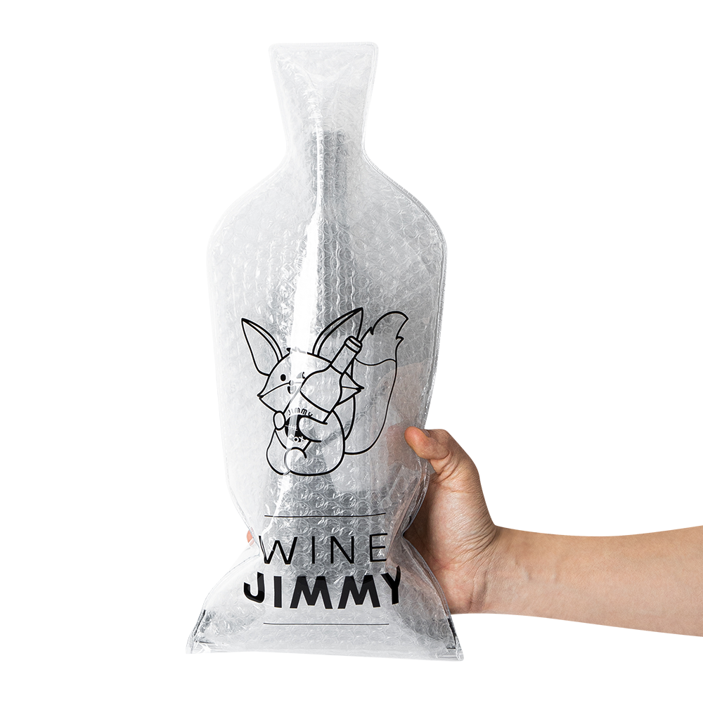 Wine Jimmy (Bottle Clear) | Jimmy the Fox Wine Travel Bag