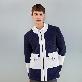 detail image2 [CUSTOMUS] Waist scheme preppy neoprene jacket CXS23SKCD277