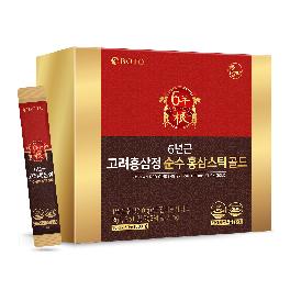 BOTO 6 Years Korean Red Ginseng Extract Pure Stick Gold