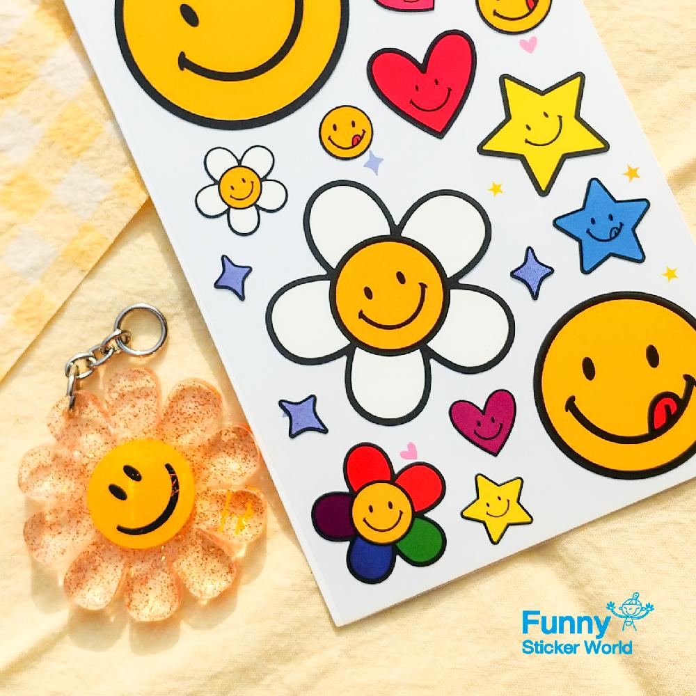 C589 Smile sticker