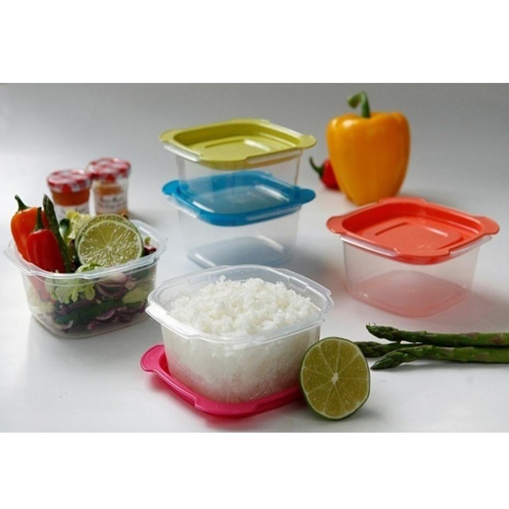 Lock Star Food Container 8 Set, Meal Prep Containers, Food Storage Containers, BPA Free Lunch Boxes