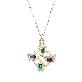 full image Art Clay Silver Cross Necklace