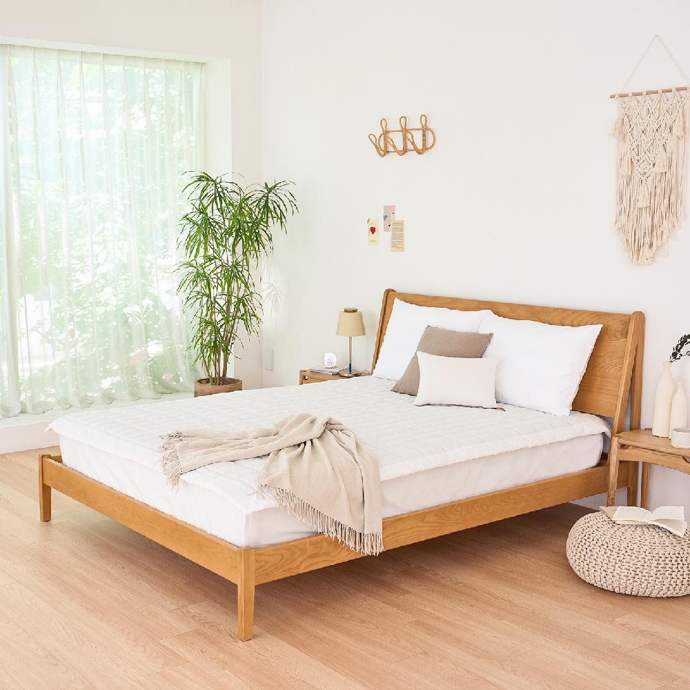 Dr.Friend New Quilted Zero Electromagnetic Waves Bed Pad (Single / White)