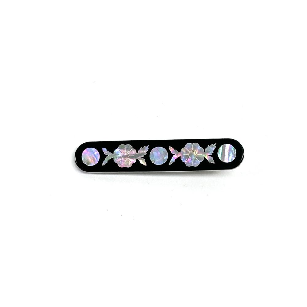 flower nacre hair clip