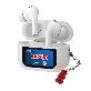 full image Haribo LCD Touch Display Wireless Bluetooth Earphones with Noise Cancellation ANC & ENC Earbuds