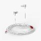 detail image2 Haribo Type-C Wired Earphones Premium Sound Built-in Mic 1.2m Durable Metal Design Sweet & Fun Audio