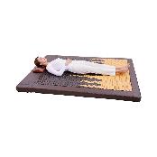 Thermal Mat with Sulfur Ceramic and Bio-ceramic Stone