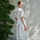 detail image1 Pure Punching Lace Belt-Set Dress