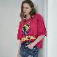 detail image5 Cactus Graphic Loose Knit Tee