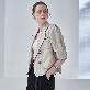 detail image1 Linen Embroidered Volume-Sleeve Short Jacket