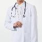 detail image4 Men's-Short-Lab-Coat-LCM-01