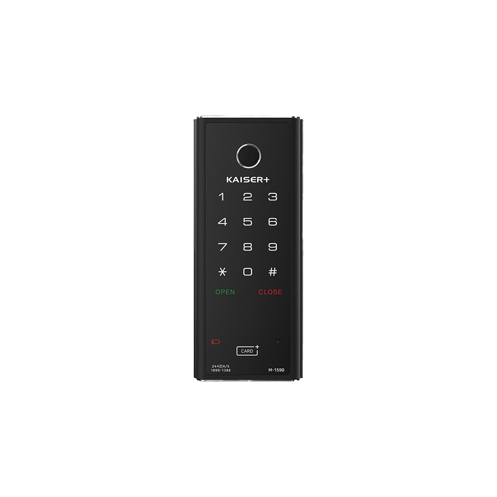 HDB Gate Lock M-1593GNK, Sliding Vertical Rim Lock, PushPull Digital Door Lock
