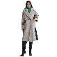detail image1 Alpaca Wool Fake Leather Pocket Handmade Coat