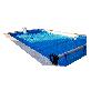 detail image1 Primetarp Blue tarp cover on a swimming pool