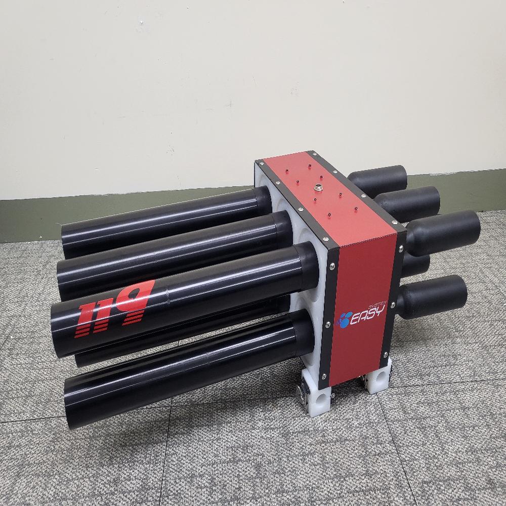 AI Fire suppression launcher module