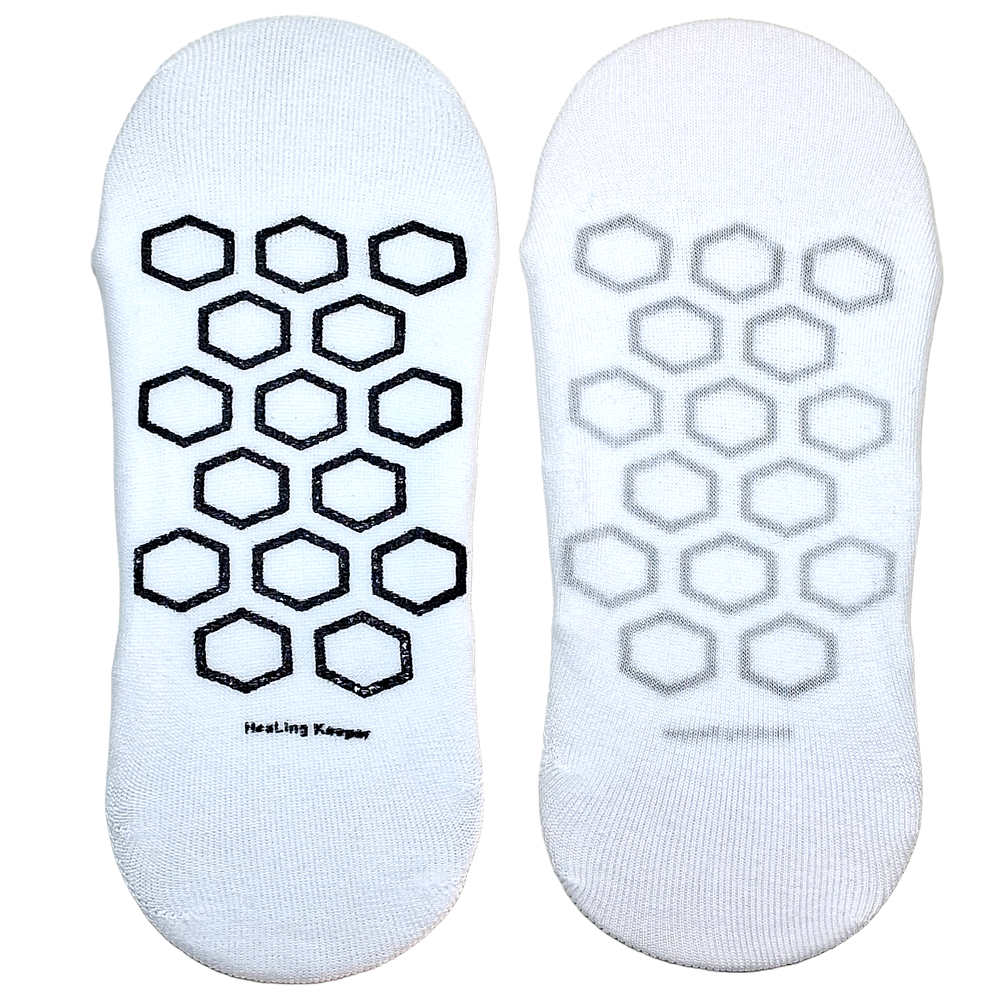 Graphene Massage Pressure-Free Mid-Calf Socks-B