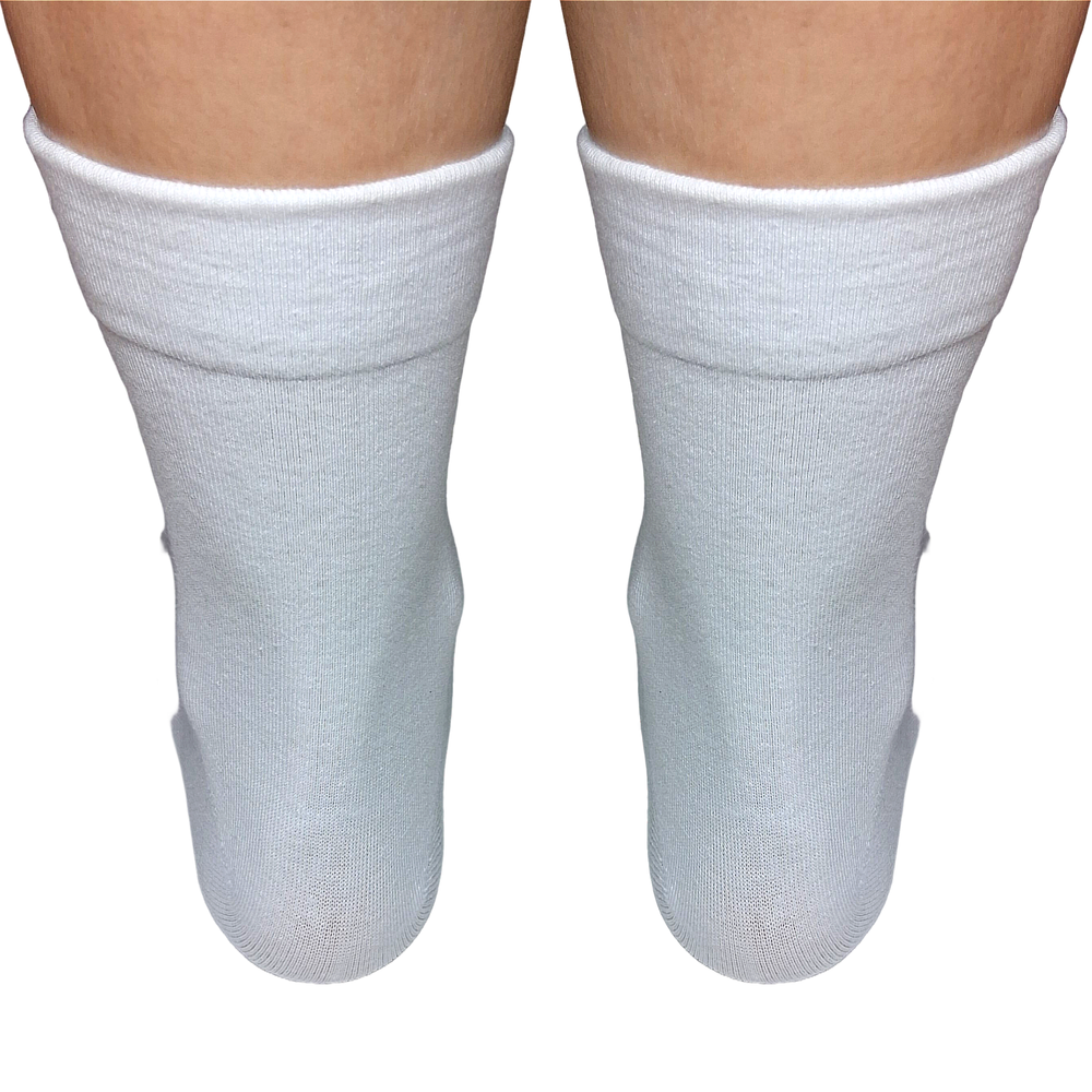 Graphene Massage Pressure-Free Mid-Calf Socks-W