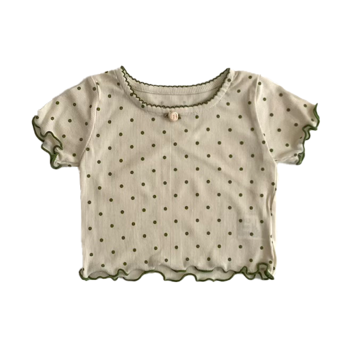Saint Doll Dot Square T-shirt