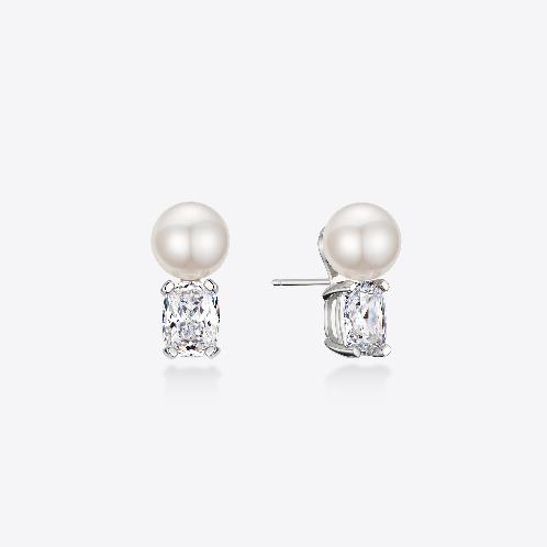 [MSGRN] Victoria Cushion Pearl Earrings